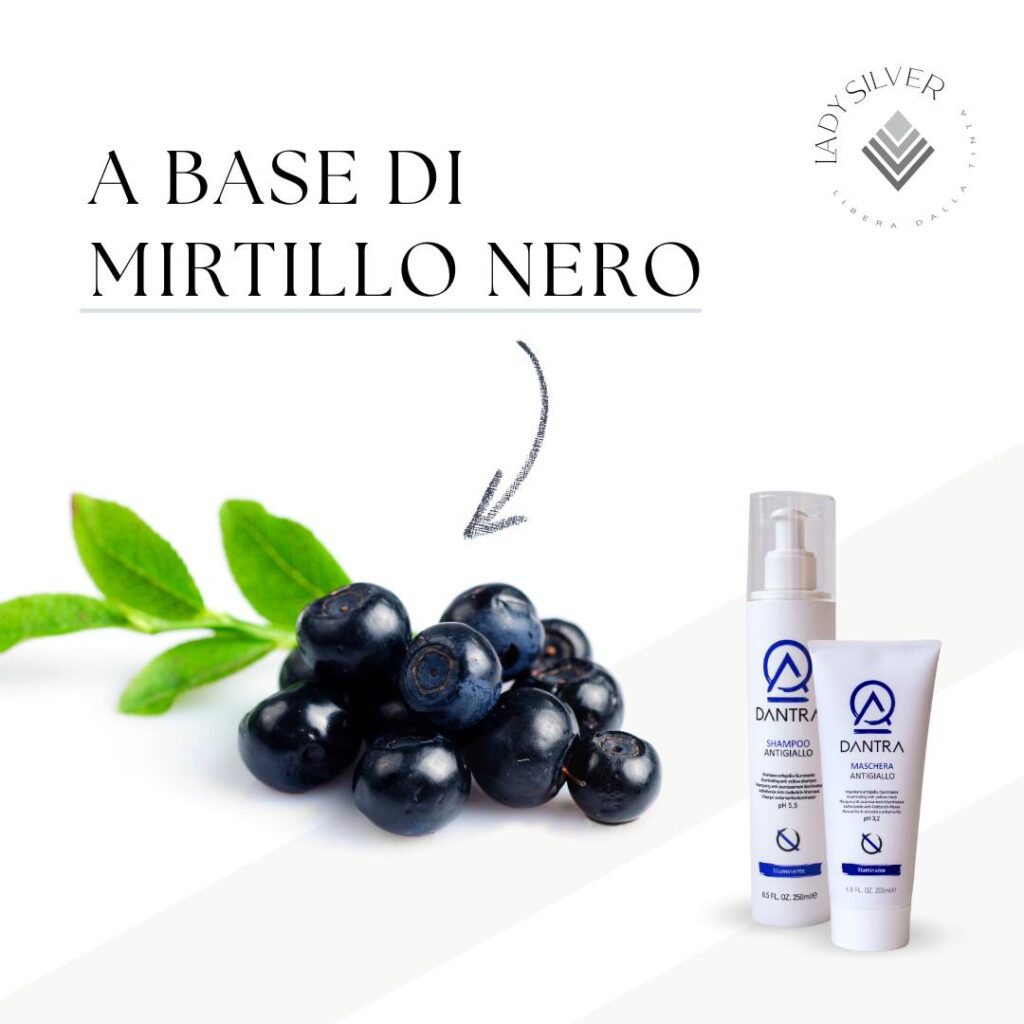 shampoo e maschera antigiallo Dantra